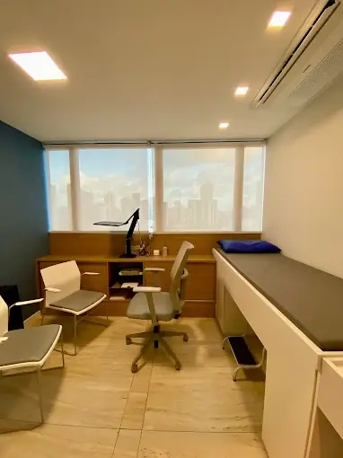 Consultório moderno e confortável da Clínica Intrador - Unidade Zona Norte